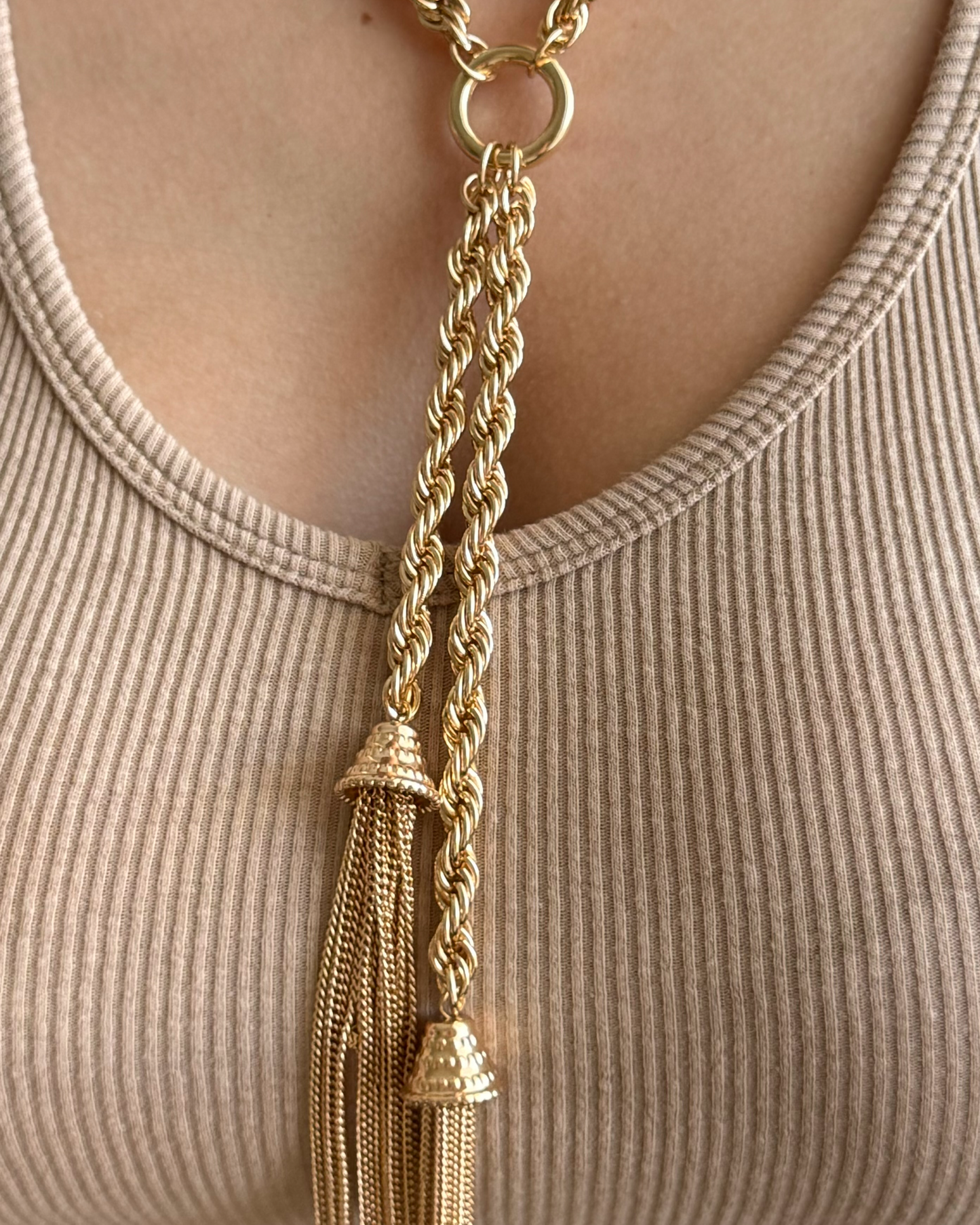 Luxe Bells Necklace- Gold