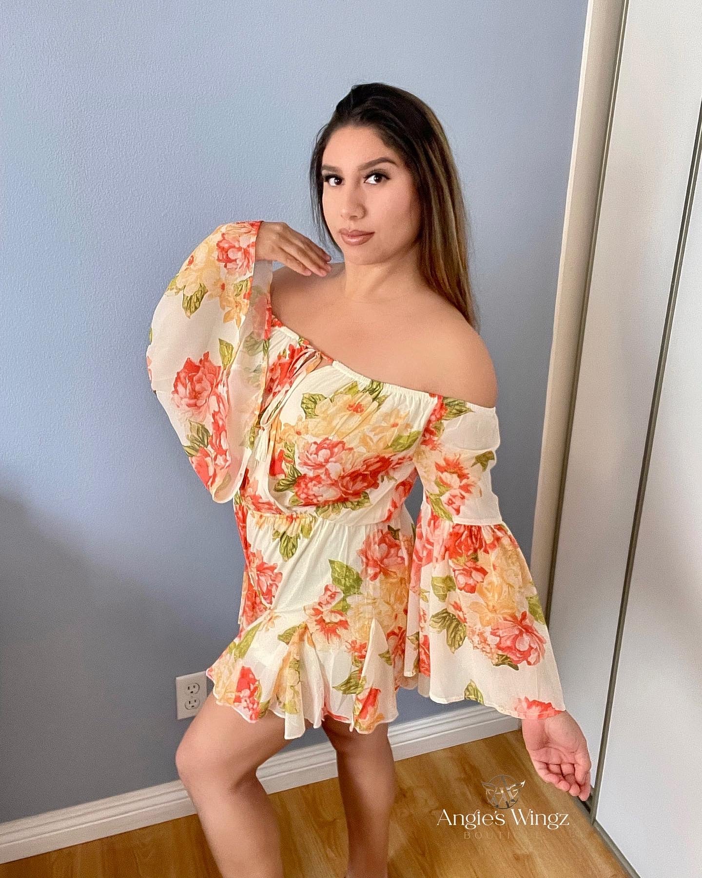 Floral Blooms Romper