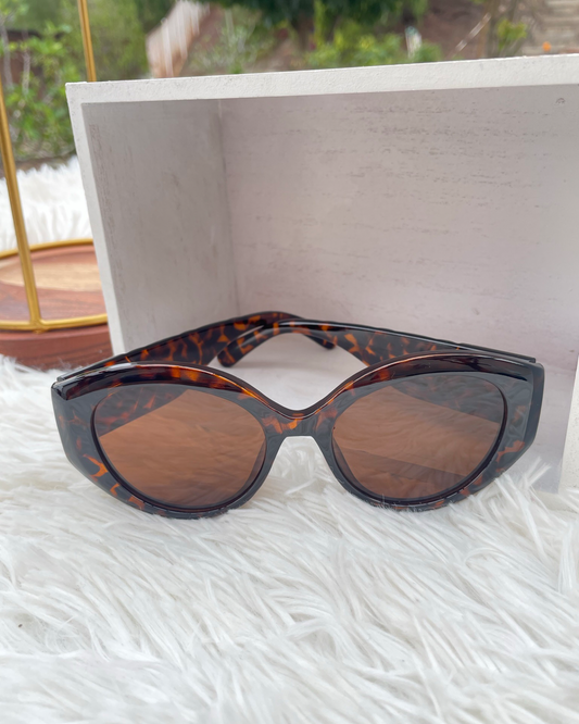 Wide Cheetah Sunglasses