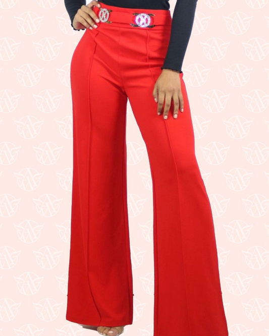 Cherry Wide Leg Pants