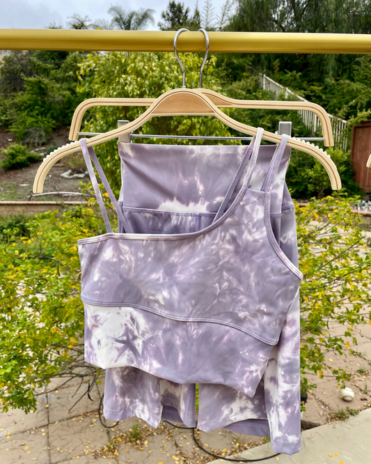 Lavender Crunch Workout Set