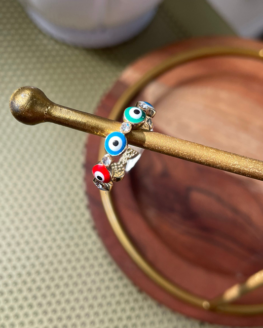 Evil Wide Eye Ring - MultiColor
