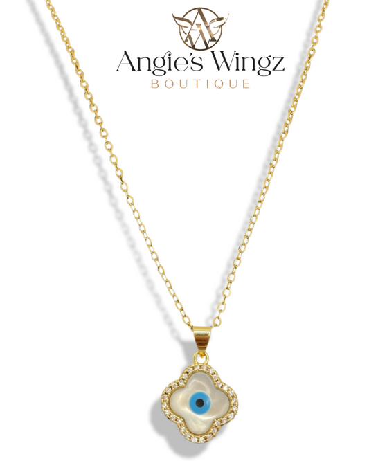 Clover Eye Necklace
