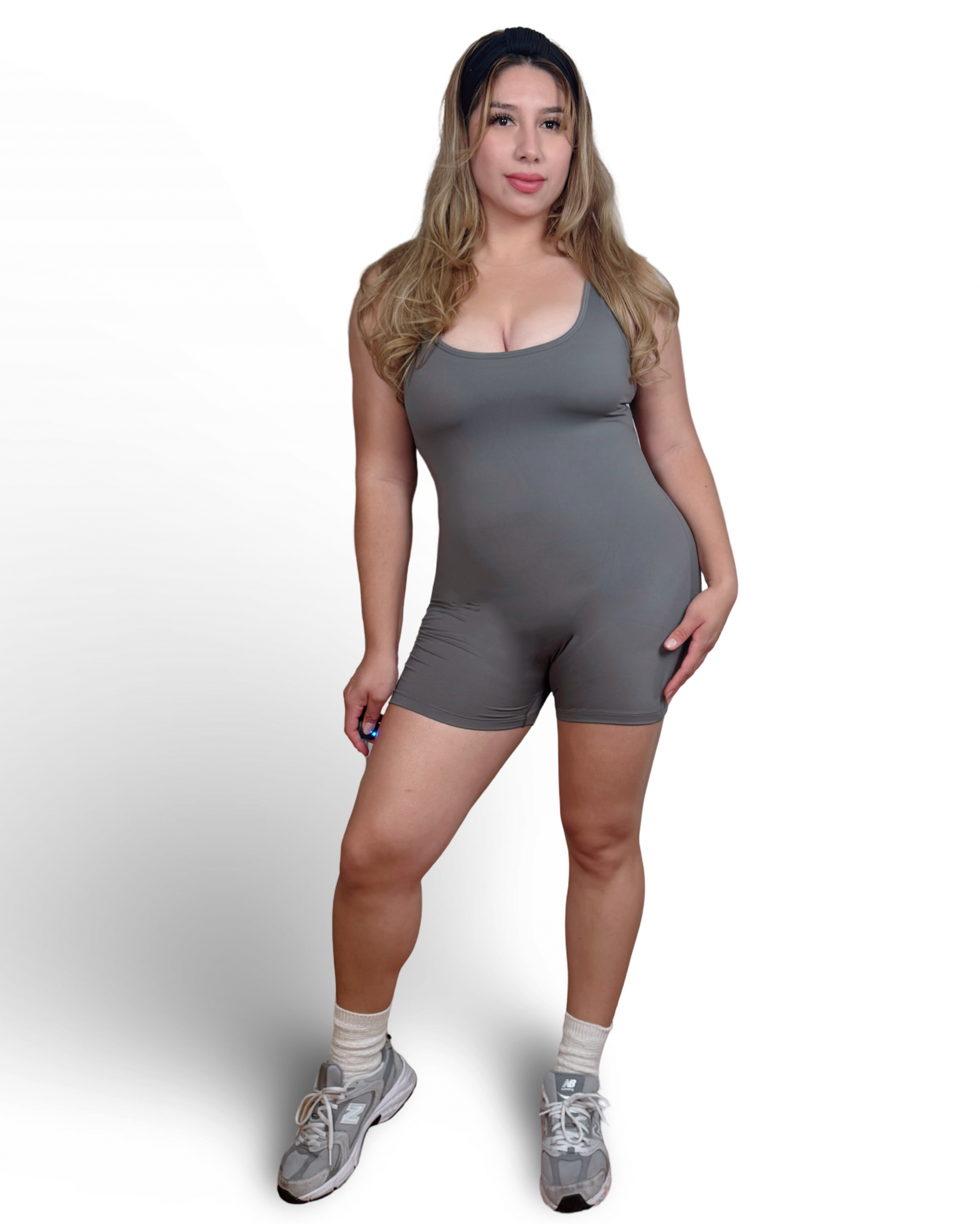 Cut Out V Back with Padded Bra