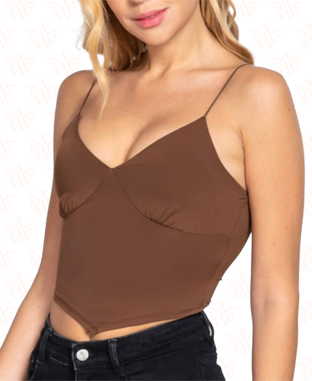 Soft Lounge Brown Slip Top