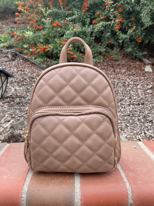 Quilted Mini - Brown