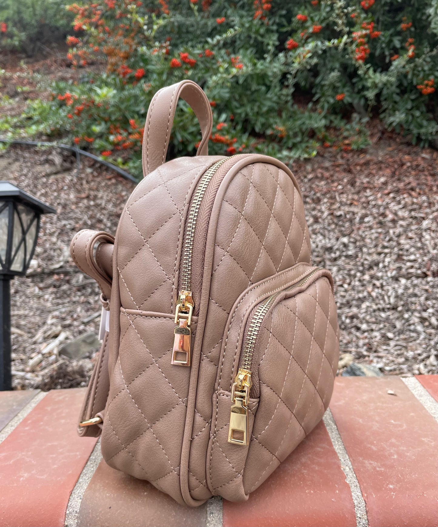 Quilted Mini - Brown
